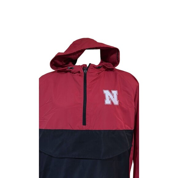 NC State Wolfpack Colosseum Long Sleeve Quarter Zip Light Jacket Mens L New - Picture 4 of 9